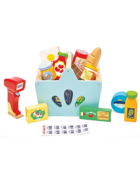 Canasto de compras con scanner